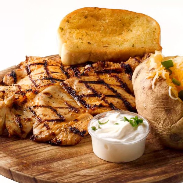 Juicy grilled chicken breast