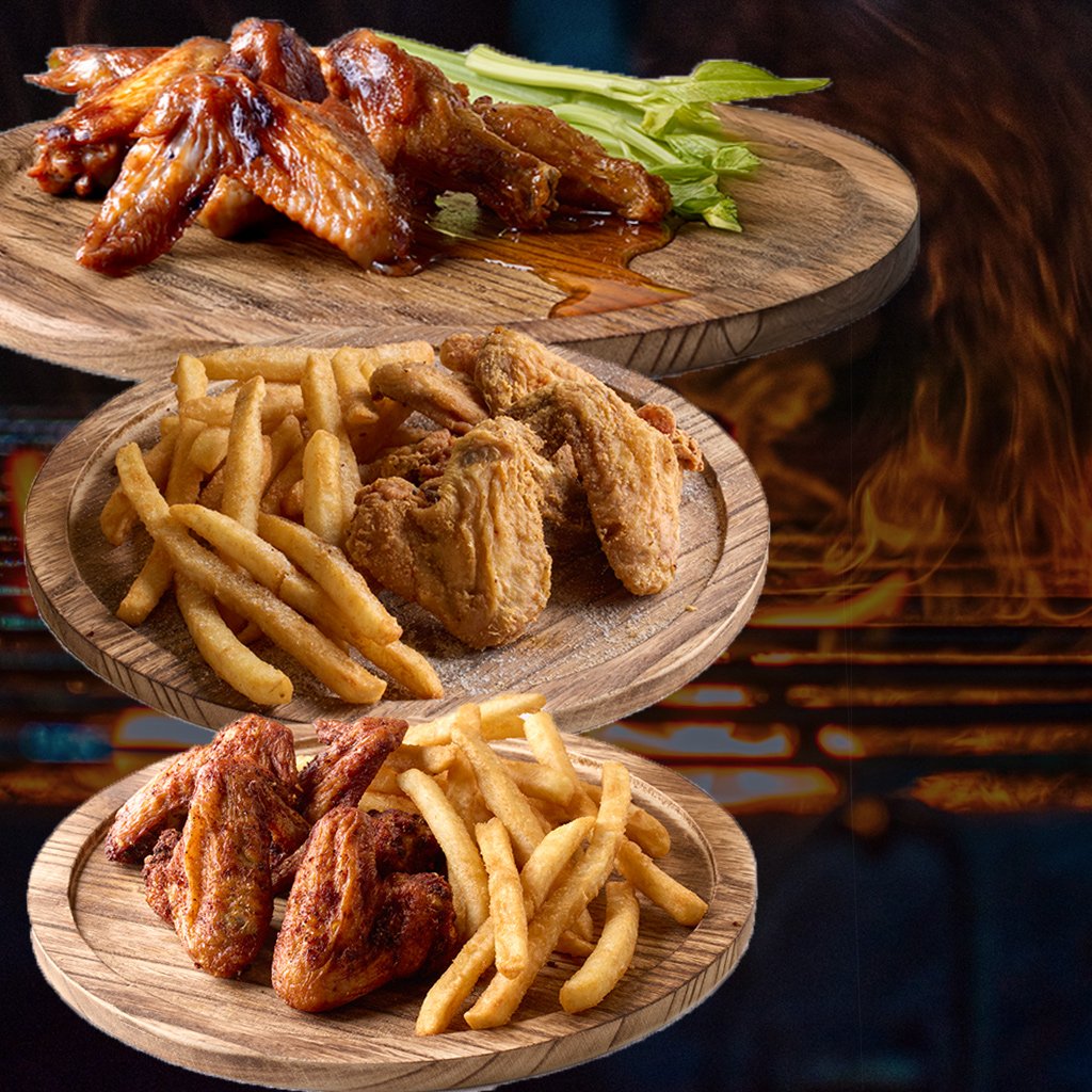 Miami Grill Wings with Fries in St Louis